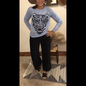 Tiger knit sweater